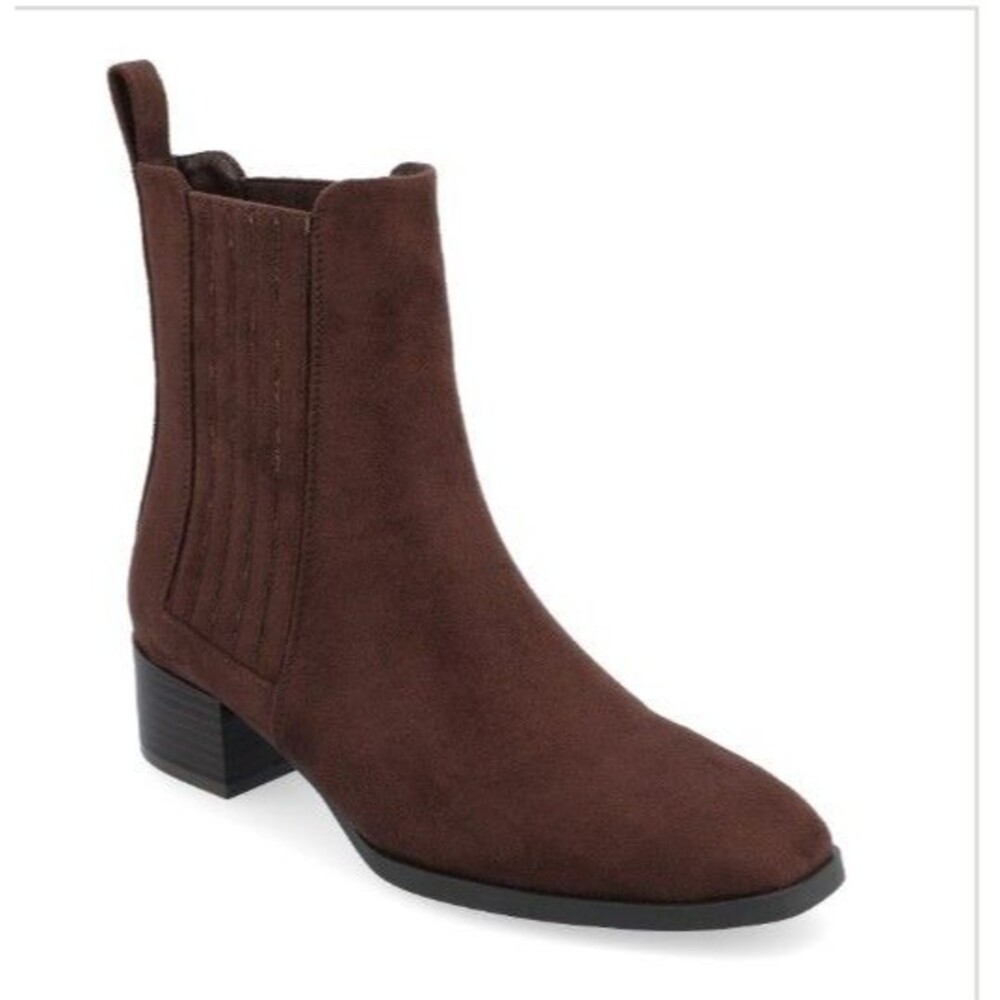 NEW! Women's Journee Collection Wrenley Ankle Boots, Brown Size 8.5W